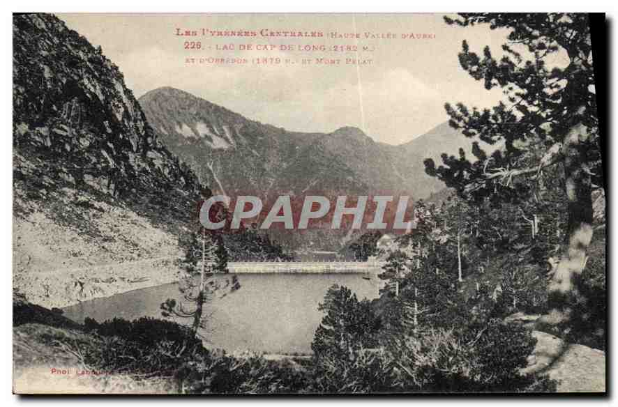 CPA Les Pyrenees Centrales Haute Vallee d'Aurei Lac de Cap de Long 