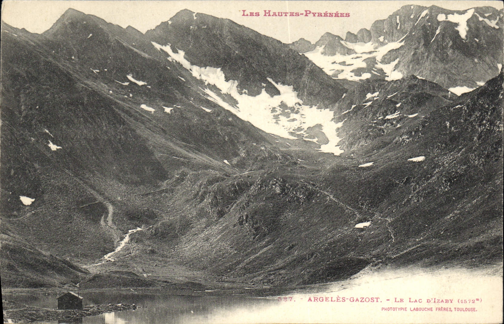 CPA Argeles Gazost Le Lac d'Izady 