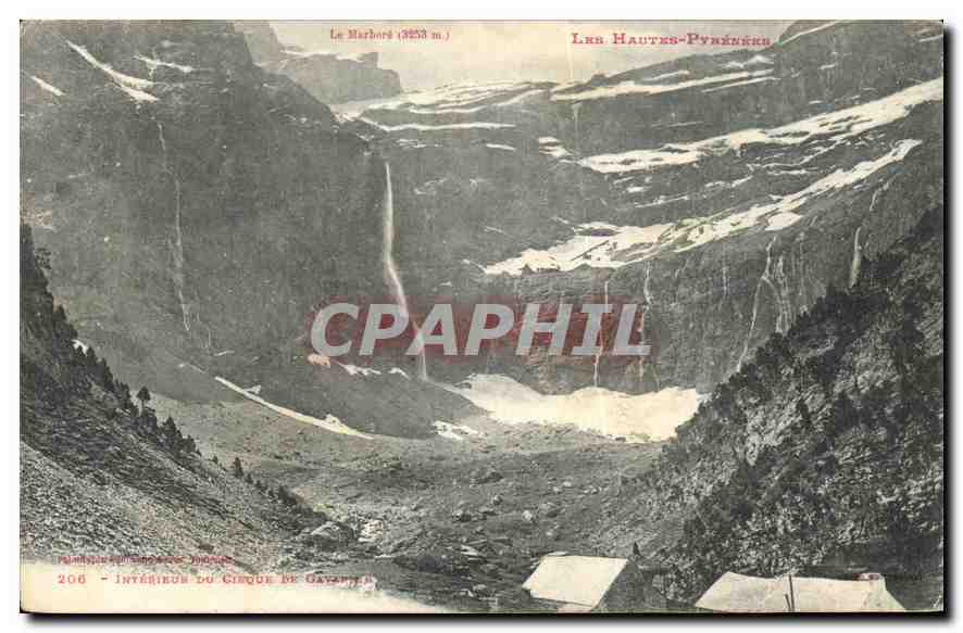 CPA Les Hautes Pyrenees Interieur du Cirque de Gavarnie 