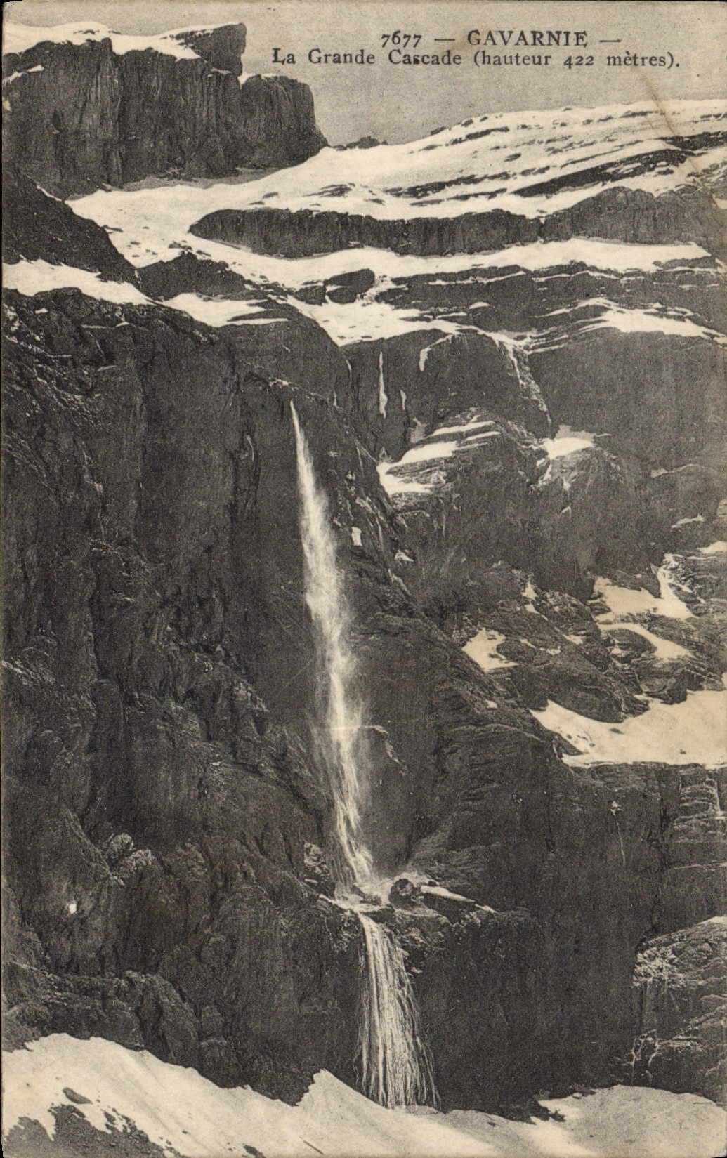 CPA Gavarnie La Grande Cascade 