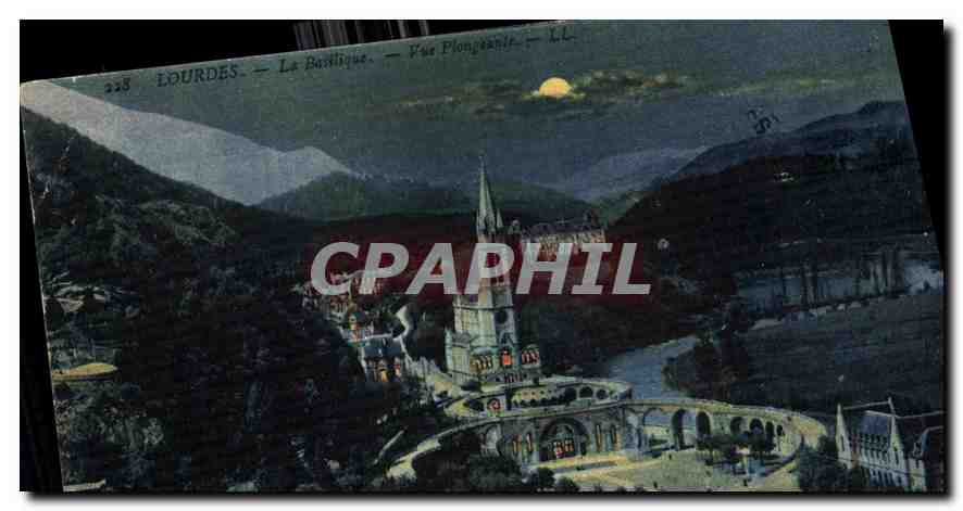 CPA Lourdes La Basilique 