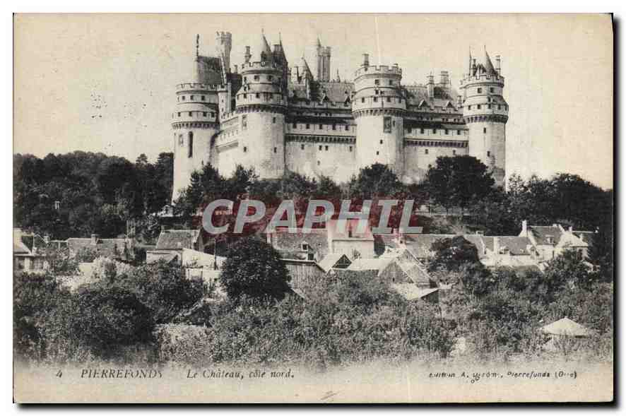 CPA Pierrefonds Le Chateau cote nord 