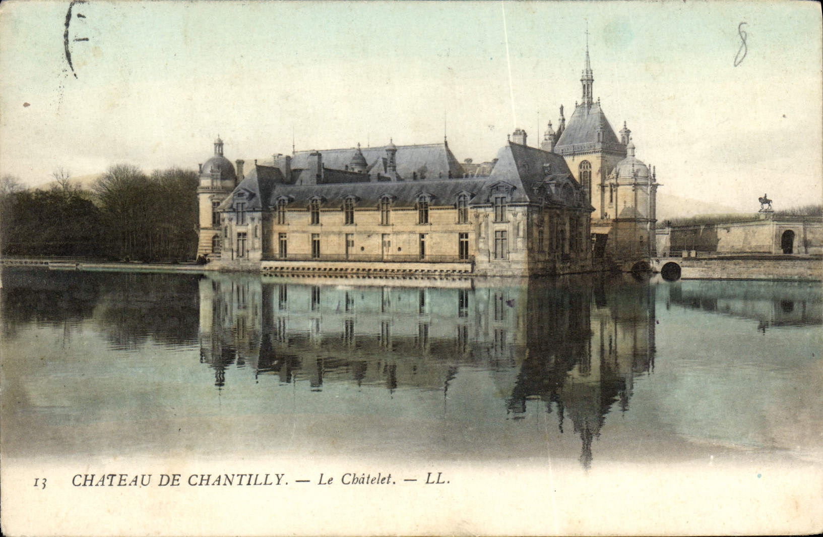 CPA Chateau de Chantilly Le Chatelet 