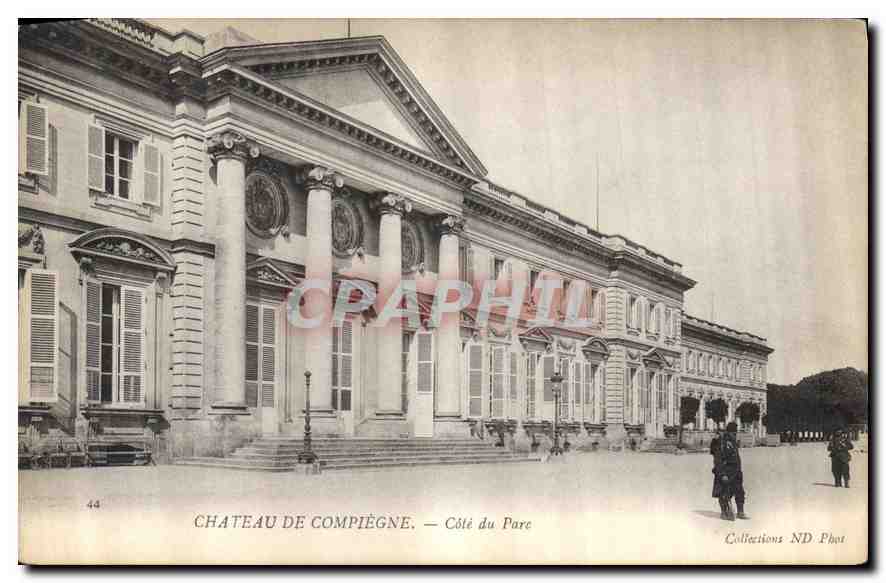 CPA Chateau de Compiegne Cote du Parc 