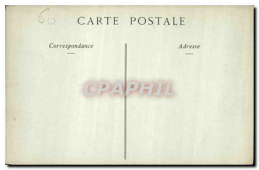 CPA Chateau de Compiegne Cote du Parc  — Rückseite