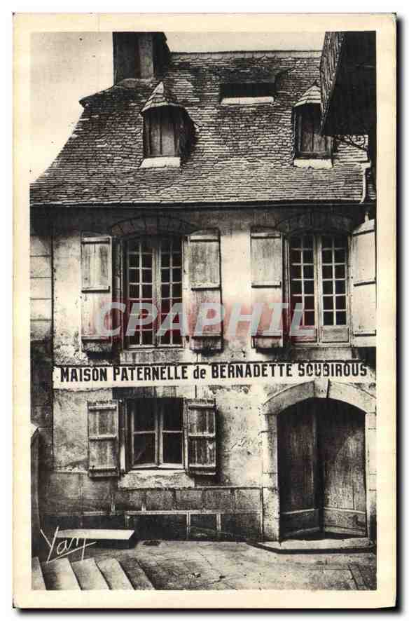 CPA Lourdes Maison Paternelle de Sainte Bernadette 