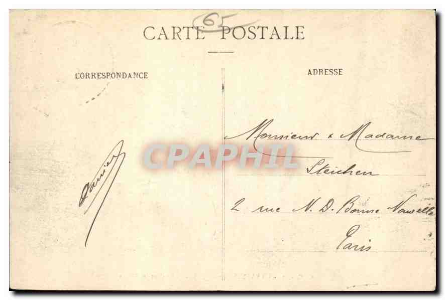 CPA Gavarnie Htes Pyr L'Hotel et le Cirque  — Verso