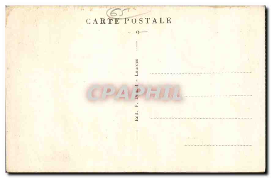 CPA Gavarnie Vue Generale  — Verso