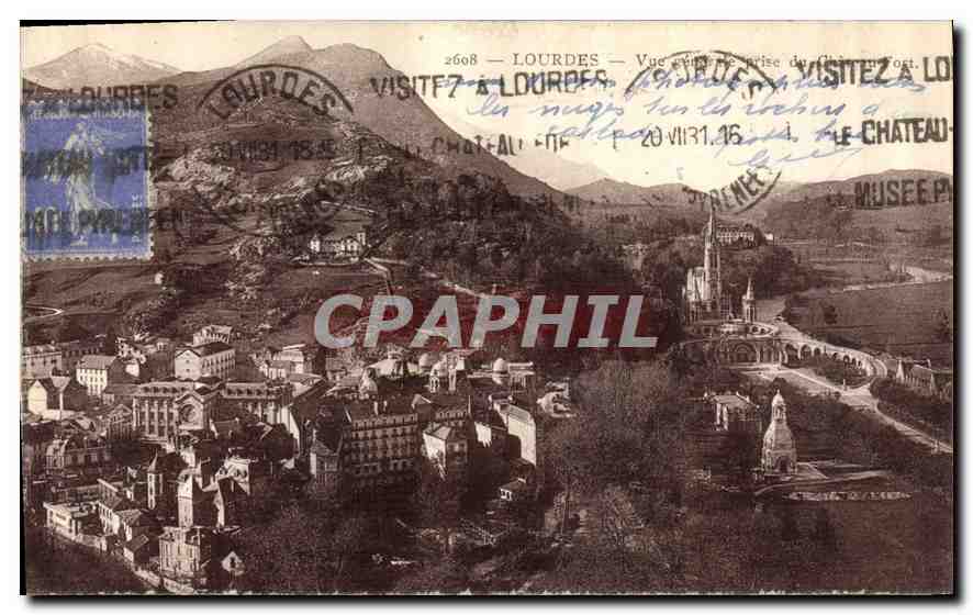 CPA Lourdes Vue generale 