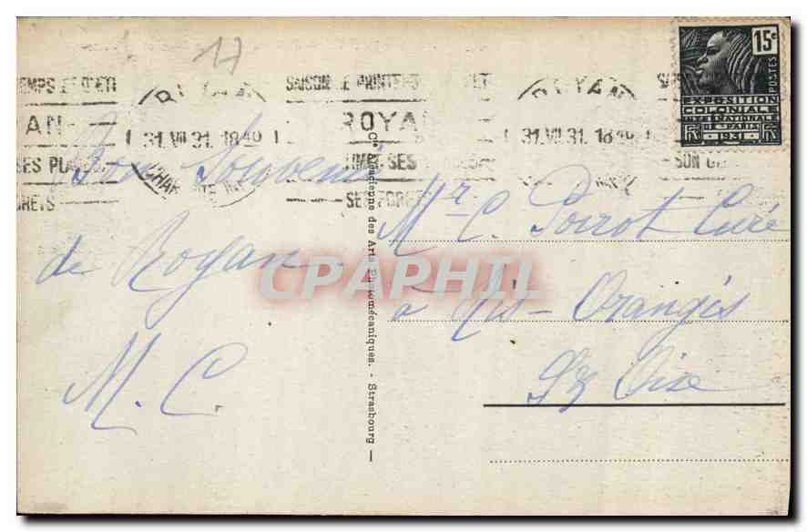S-GLORGES-de-DIDONNE - La Côte et le Phare — Éditeur anonyme, n° 187 — Reverso