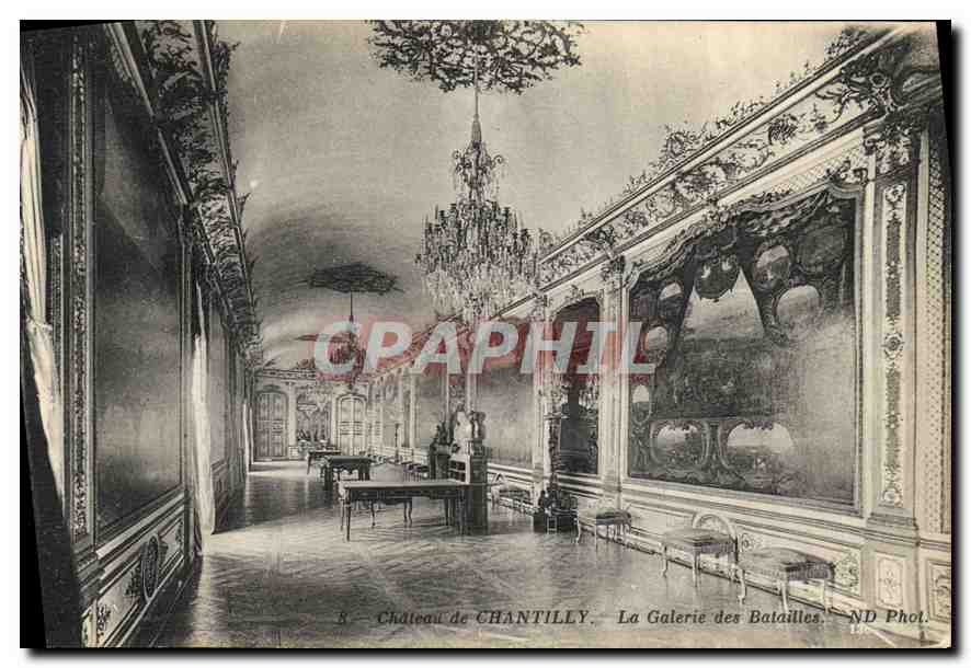 CPA Chateau de Chantilly La Galerie des Batailles 