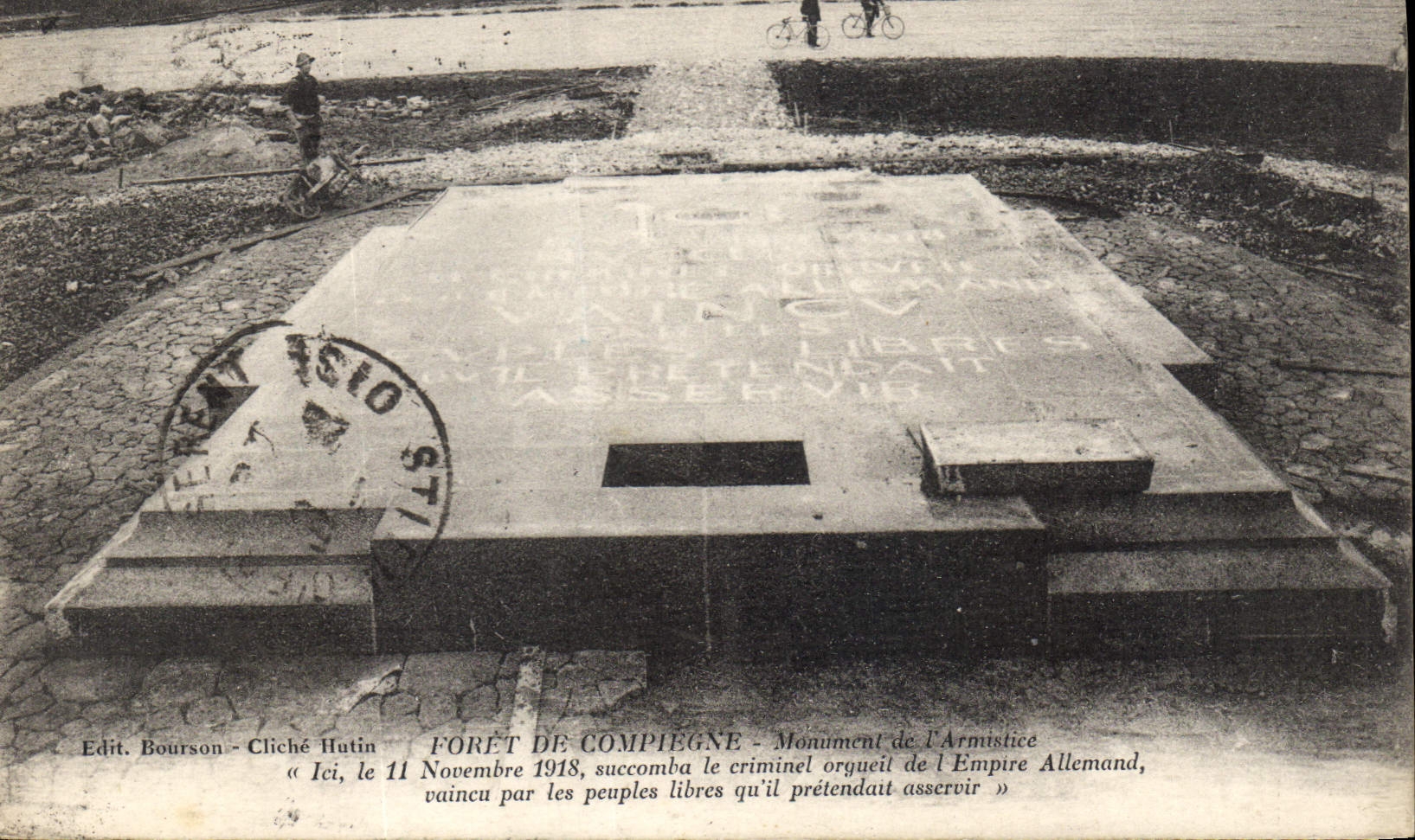 CPA Foret de Compiegne Monument de l'Armistice 
