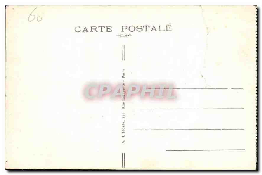CPA Foret de Compiegne Emplacement du Wagon des Plenipotentiaires allemands  — Rückseite