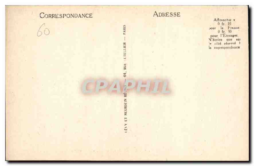 CPA Chateau de Compiegne Salon de la Chapelle Tapisserie de Coriolan  — Rückseite