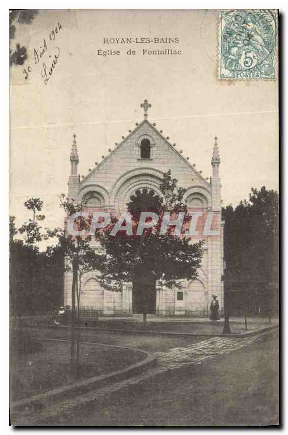 CPA Royan les Bains Eglise de Pontaillac 