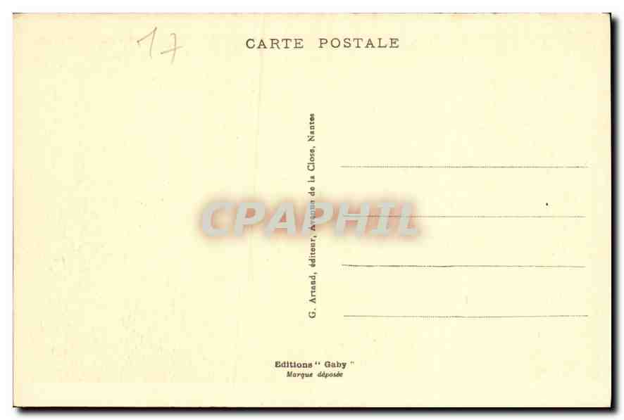 CPA La Rochelle Galerie Rez de Chaussee de l'Hotel de Ville  — Verso