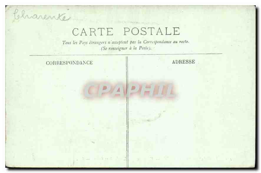 CPA Environs de Royan Vallieres Les Rochers isoles  — Rückseite