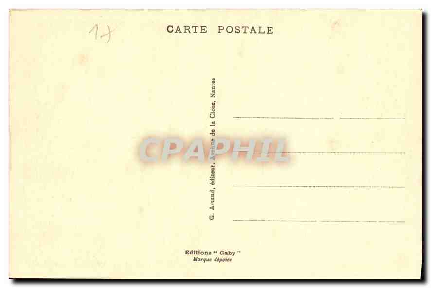 CPA La Rochelle Tour de la Lanterne dite des Quatre Sergents  — Verso