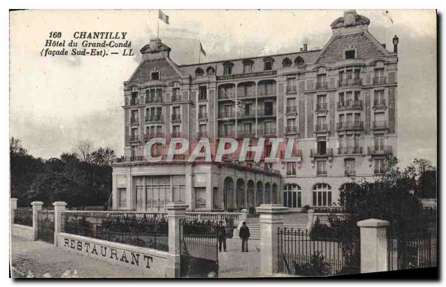 Chantilly — Hôtel du Grand-Condé (façade Sud-Est) — LL