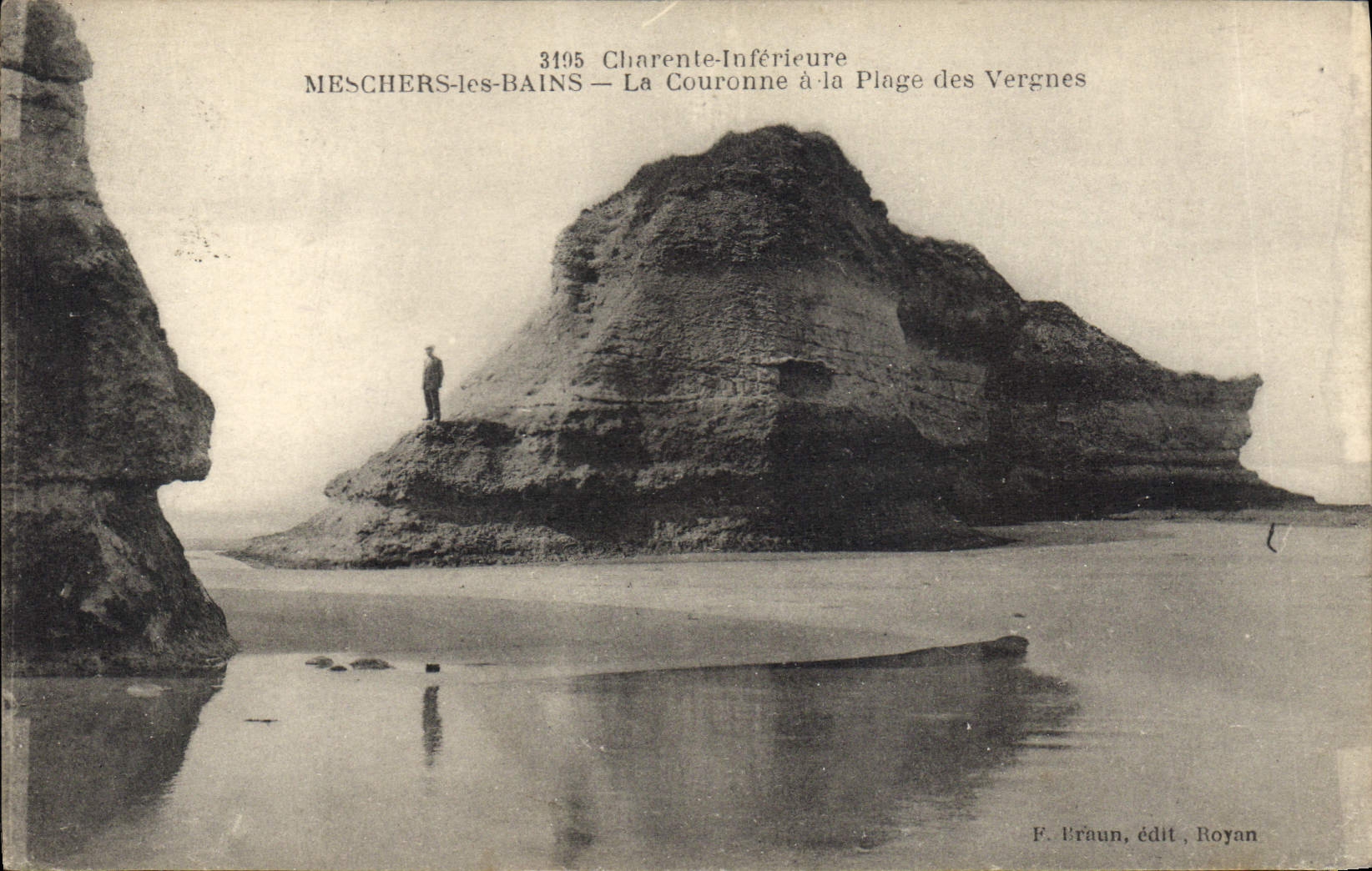 CPA Charente Inferieure Meschers les Bains La Couronne a la Plage des Vergnes 