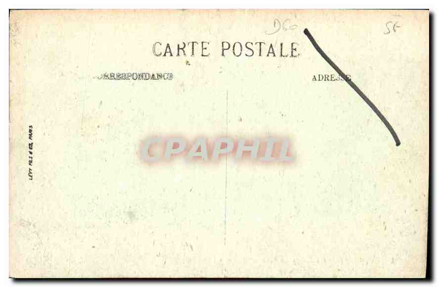 CPA Pierrefonds Le Chateau La Chapelle  — Verso