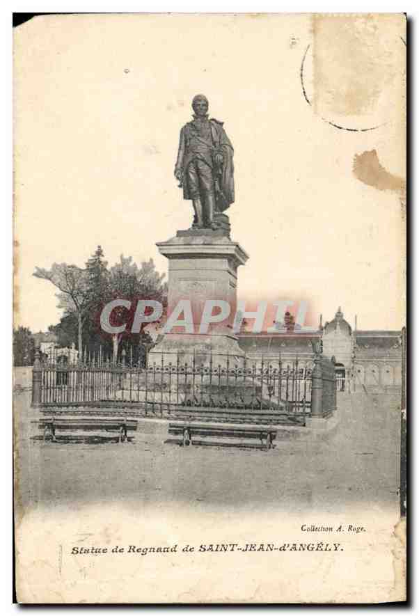 Statue de Regnard de SAINT-JEAN-d'ANGÉLY — Collection A. Roge