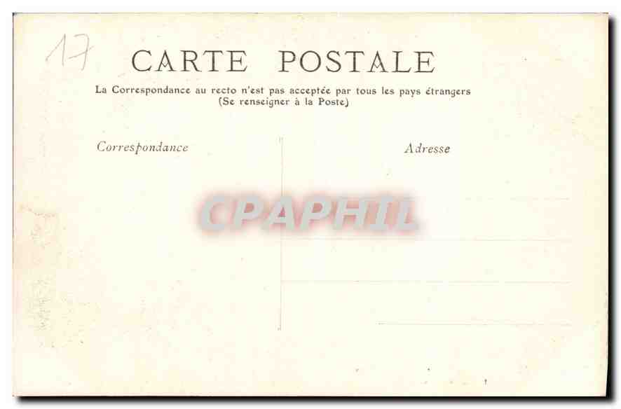 CPA Mirambeau Le Chateau Interieur de le Chapelle  — Back