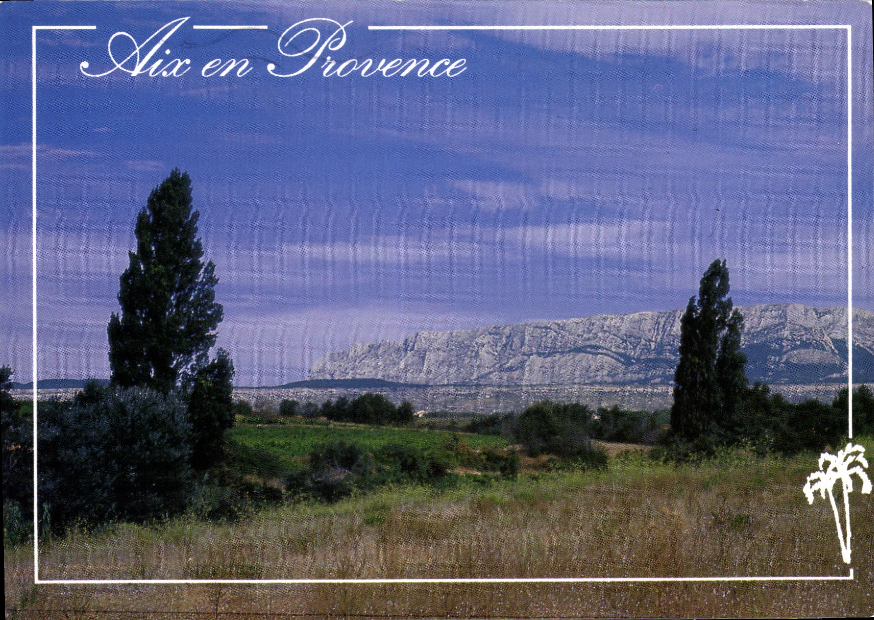 Aix en Provence — view of Mount Sainte-Victoire — Editions AZUR AYGULF