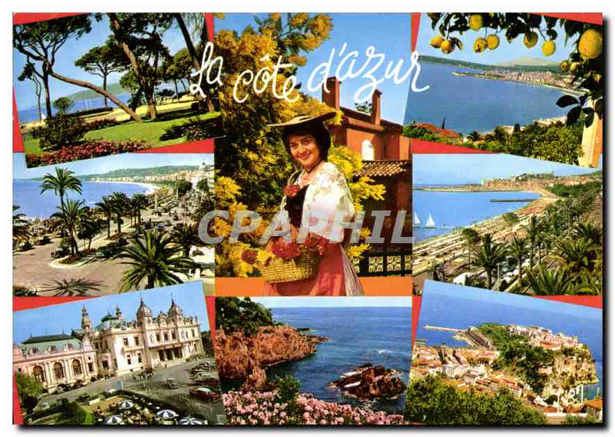 CPM La Cote d'Azur miracle de la nature 