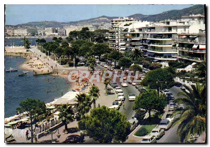 CPM Cannes AM La Croisette vue du Palm Beach et Bijou Plage 