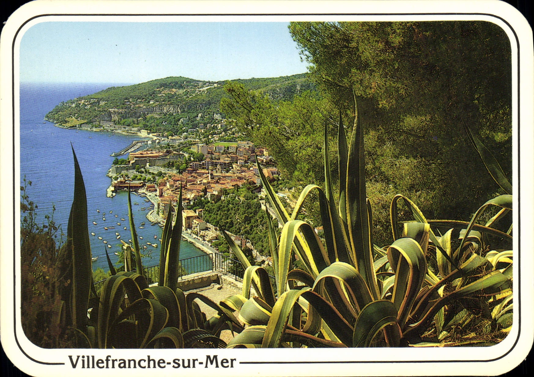 Villefranche-sur-Mer — vue générale — REFLETS DE LA CÔTE D'AZUR, n°06 - Anverso