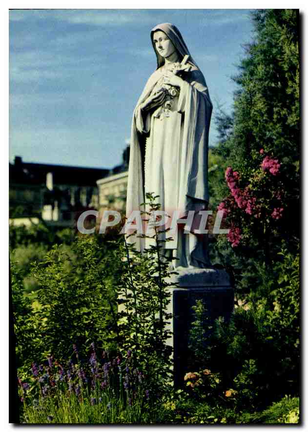 Statue de Sainte-Thérèse de l'Enfant-Jésus — Lisieux — Édition Combier Imprimeur-Macon