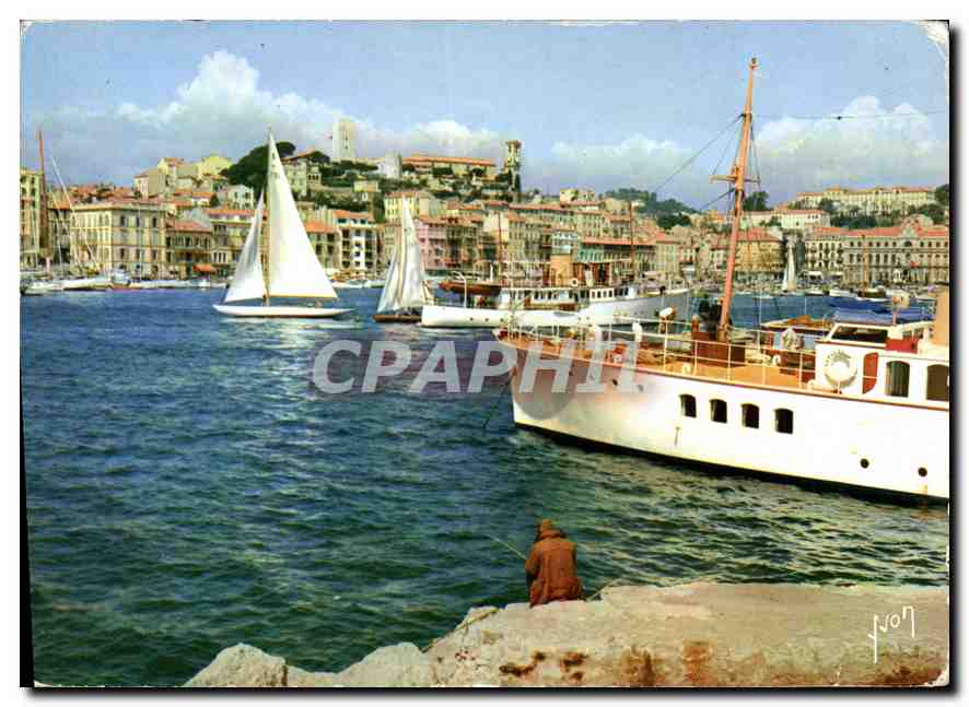 Cannes — La Côte d'Azur, miracle de la nature — Éditeur YVON, n° 15 Rue Mantei, Paris 10e