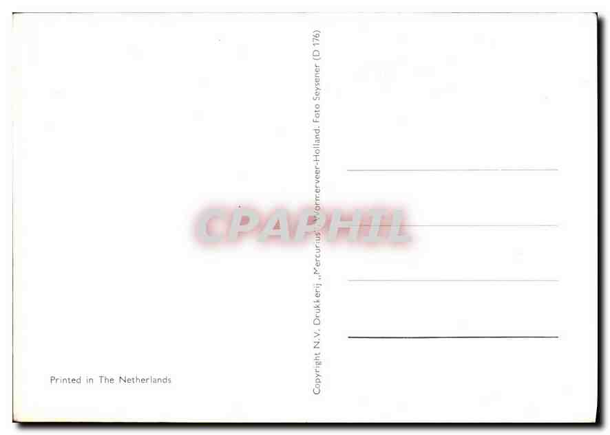 CPM Fleurs  — Verso