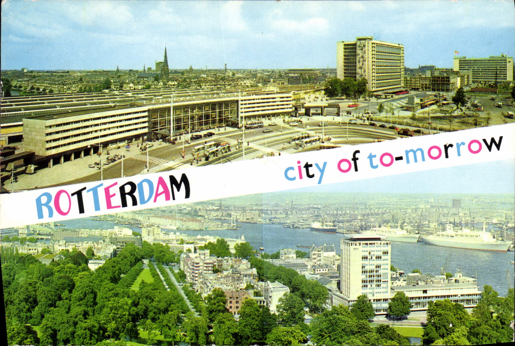 Rotterdam — city of to-morrow — euro color cards (010) 17 23 11
