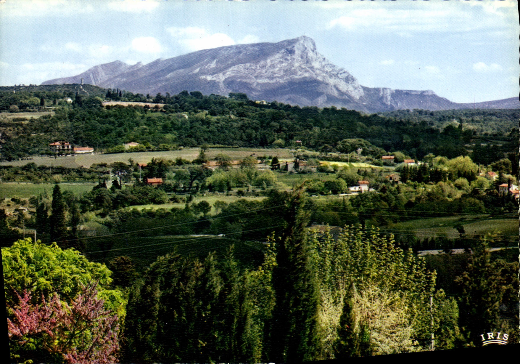 Montagne Sainte-Victoire — Vue panoramique — Éditeur IRIS, n° 13.600/4