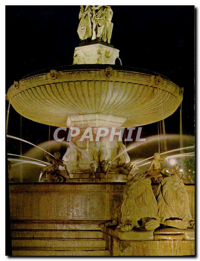 La Grande Fontaine sur la Rotonde — Aix-en-Provence — éditions de France