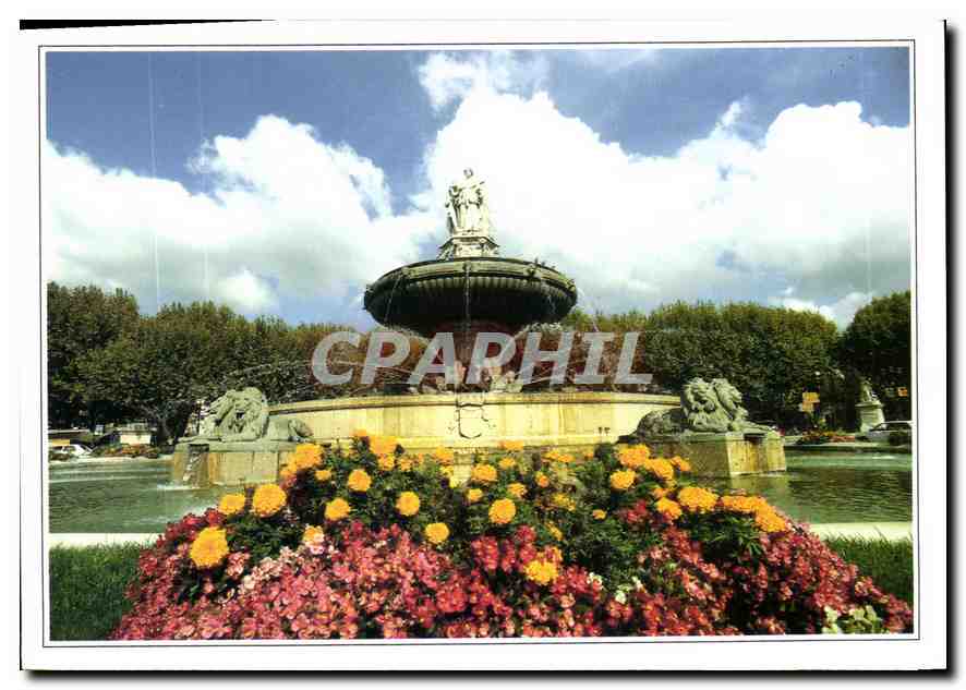 La Grande Fontaine sur la Rotonde — Aix-en-Provence — Éditions AGEPE