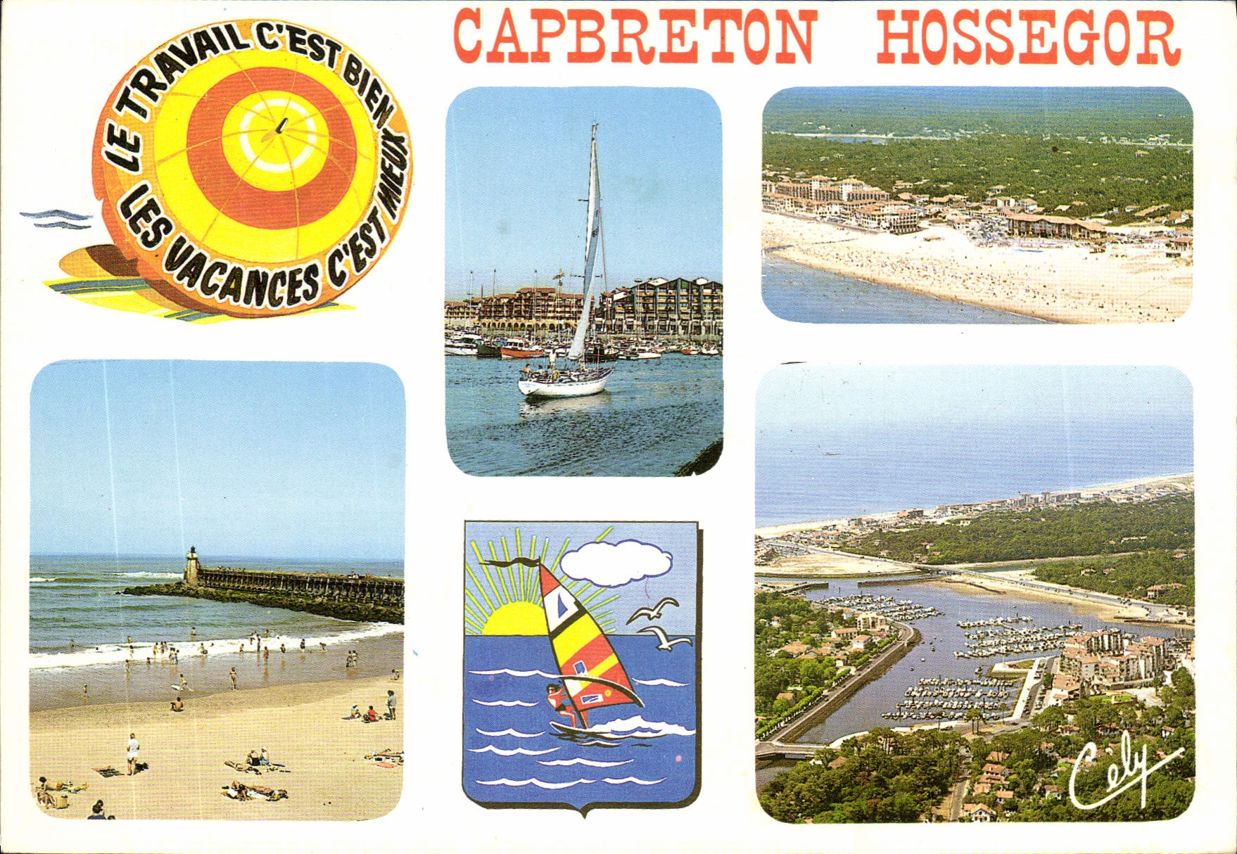 CPM Capbreton Hossegor le Port vue generale la Jetee vue generale du Port 