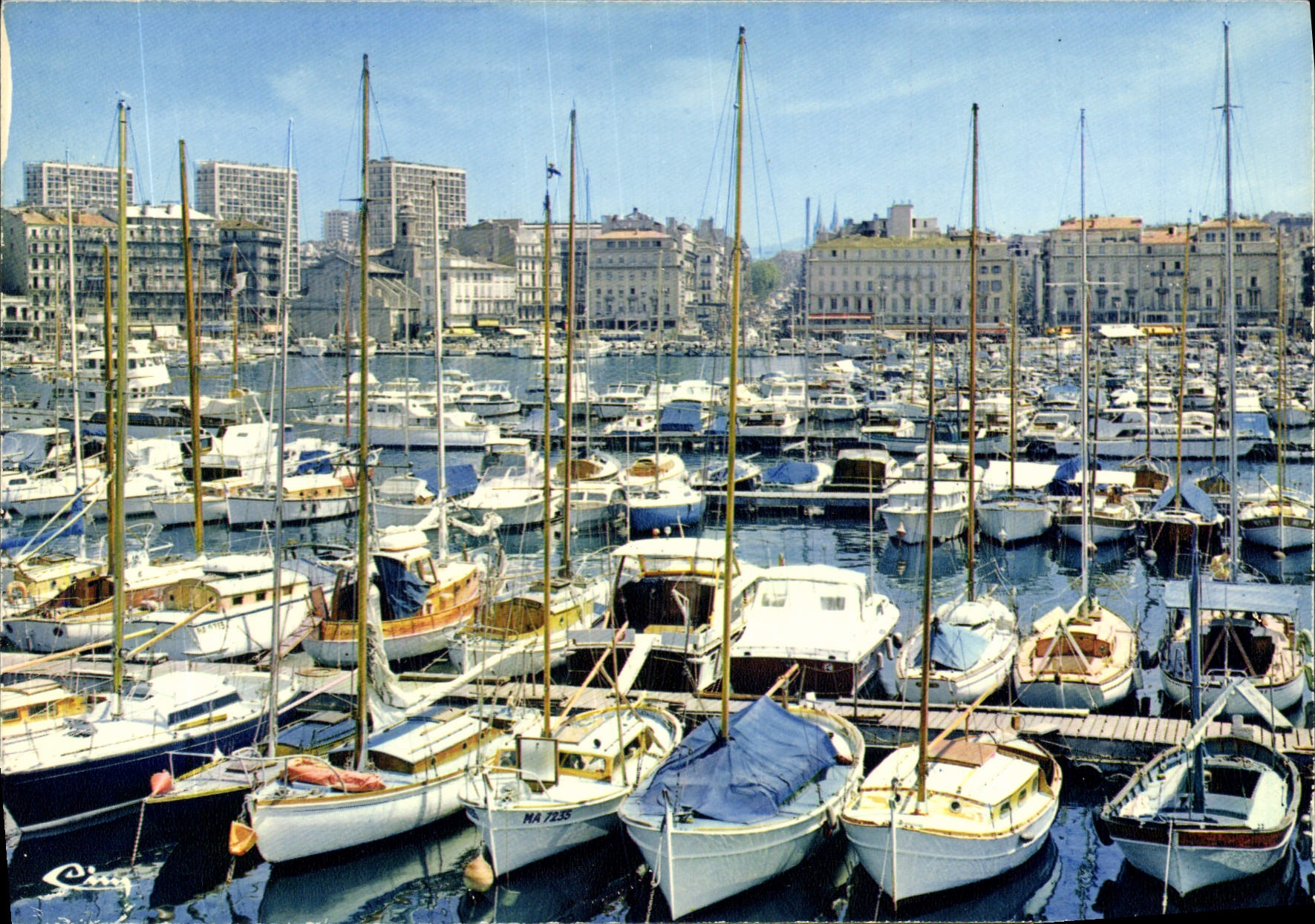 Le vieux port — Marseille — Éditeur Combier Imprimeur