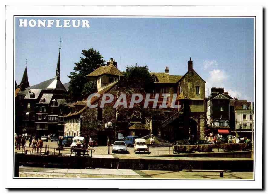 Honfleur — vue du port et de l'église Ste-Catherine — Éditions Dubray