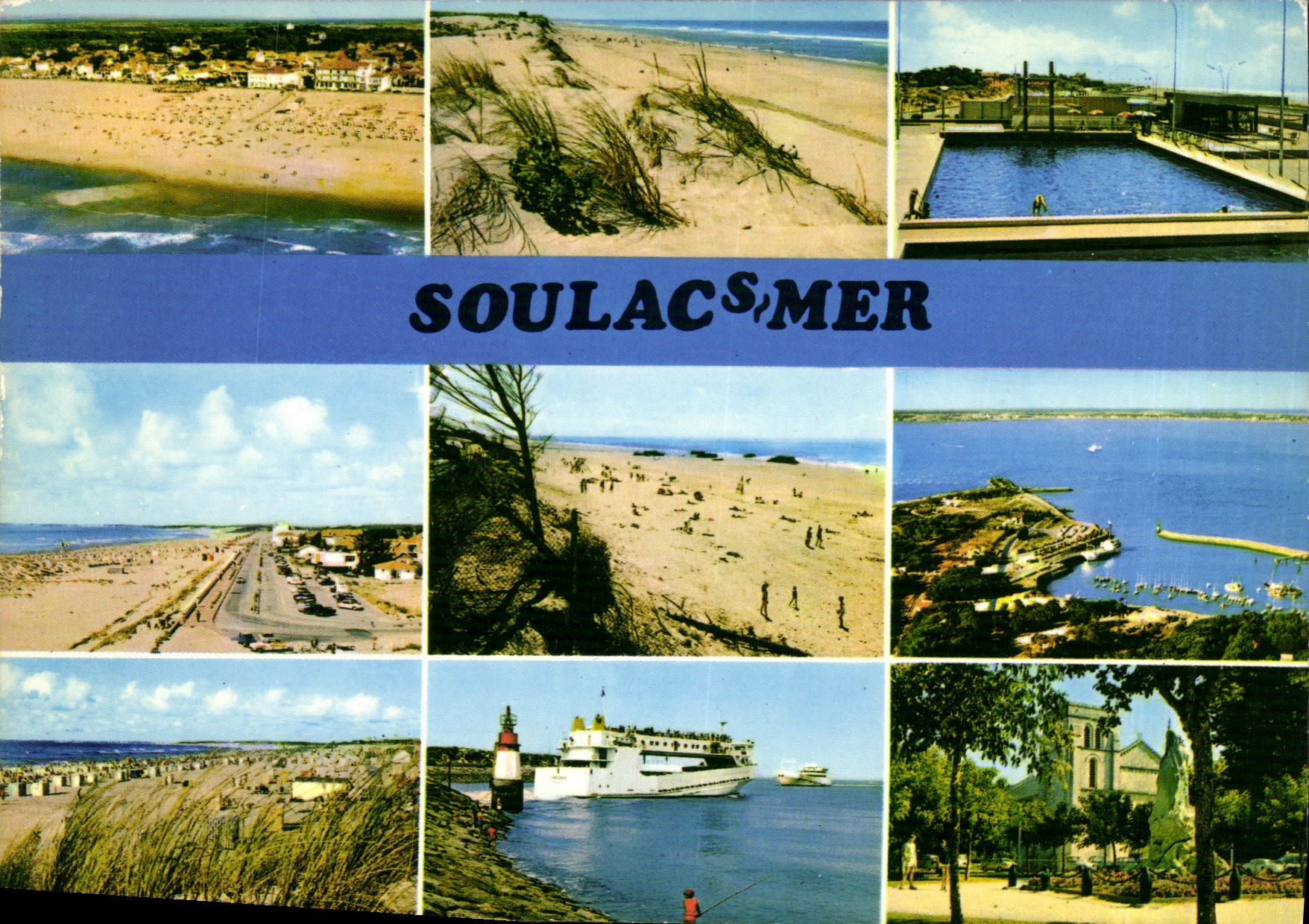 Soulac-sur-Mer — vue panoramique et touristique — Édition Réunie - B.F. 15 - 87350 Fanaçol
