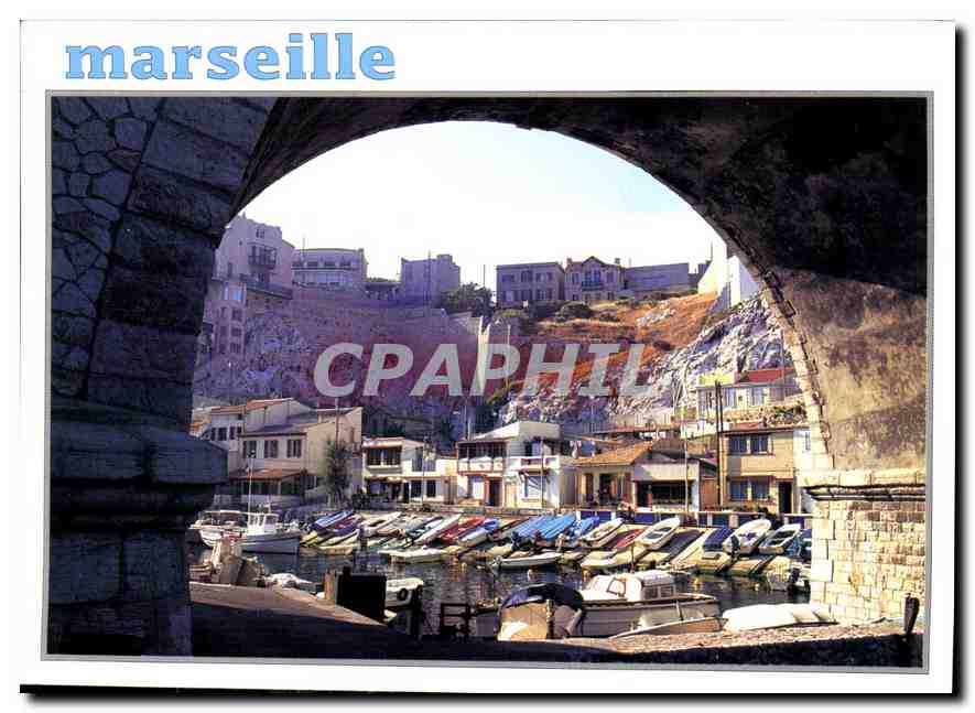CPM Marseille Bouches du Rhone France le Vallon des Auffes 