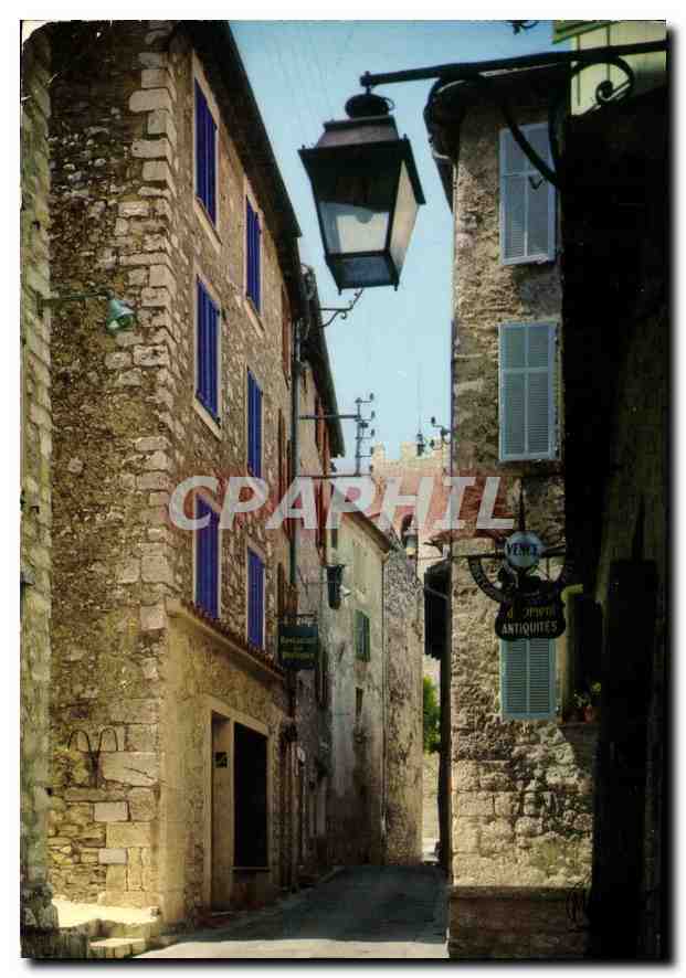 Vence — rue étroite entre bâtiments en pierre — éditeur Les éditions M.A.I.P.H.I.L. n° 06