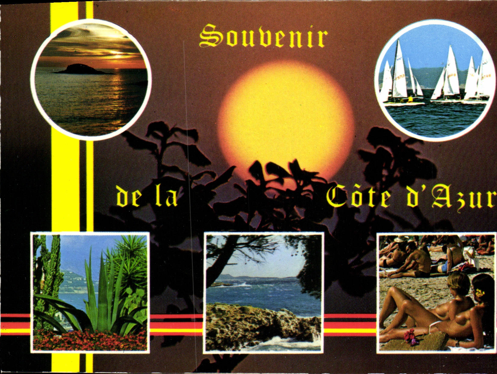 Côte d'Azur — Souvenir de la Côte d'Azur — éditeur non visible