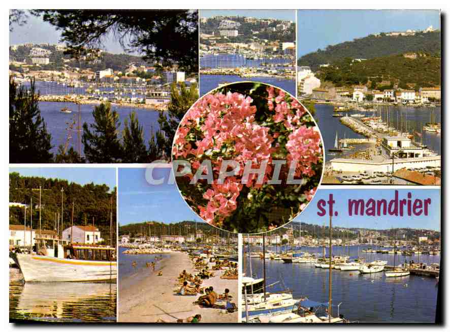 Saint-Mandrier — panoramic view of the port and the coast — Les Éditions de la Côte d'Azur