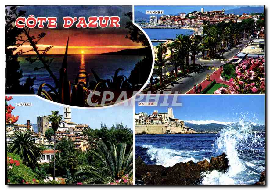 CPM Cote d'Azur Cannes Antibes Grasse 