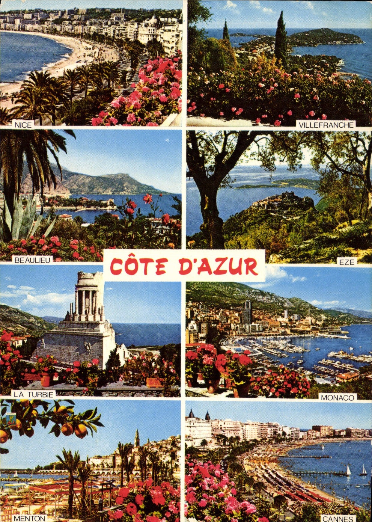 Côte d'Azur — Les Sites pittoresques de la Côte d'Azur — Éditions Gilletta