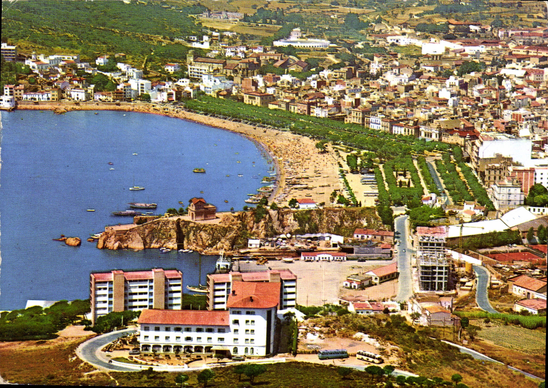 Costa Brava — San Feliu de Guíxols — Teilansicht — N.º GE 1832