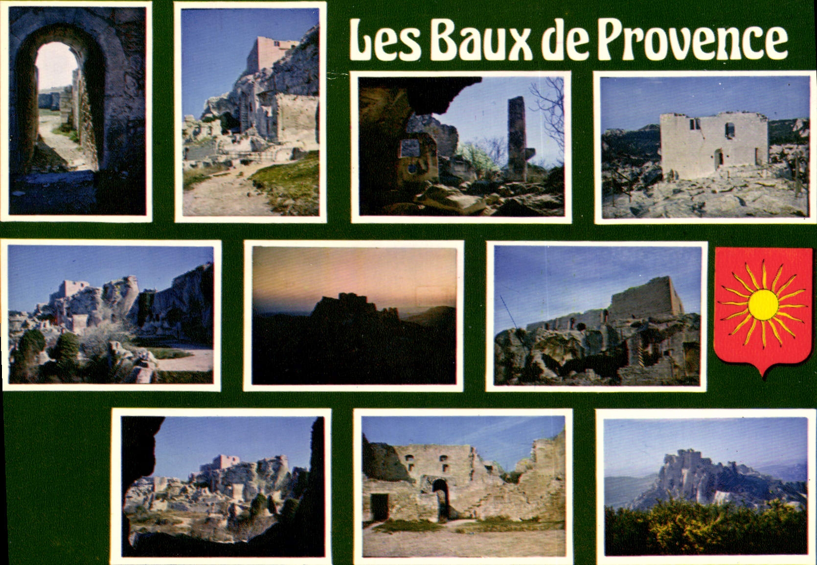 Les Baux de Provence — Ruines médiévales — Comblot Imprimeur Micon